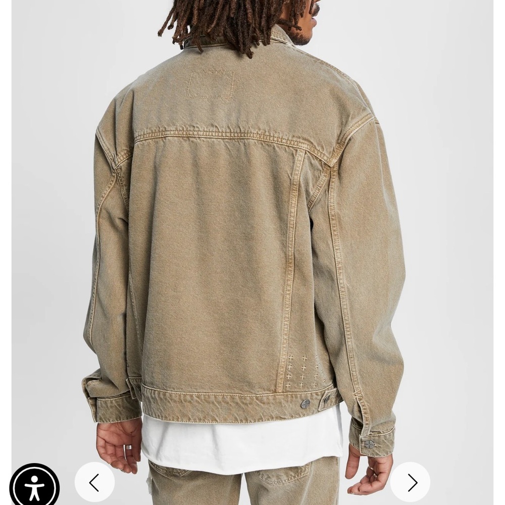 Ksubi Khaki Denim Jacket
